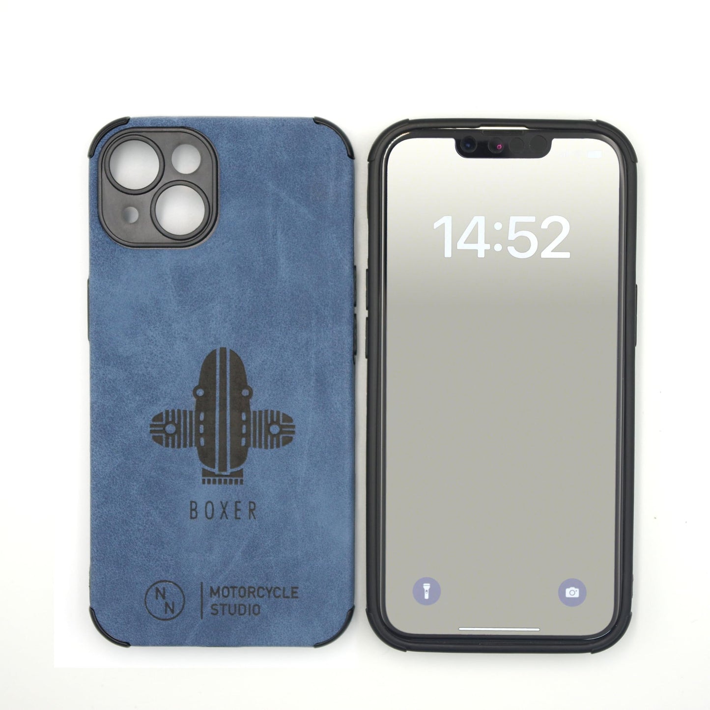 BMW BOXER (Blue, compatible with iPhone 15)