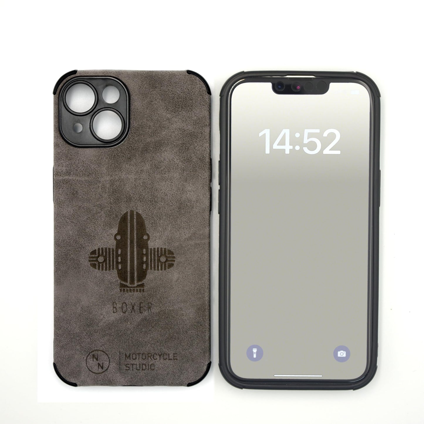 BMW BOXER (Gray, compatible with iPhone 15)