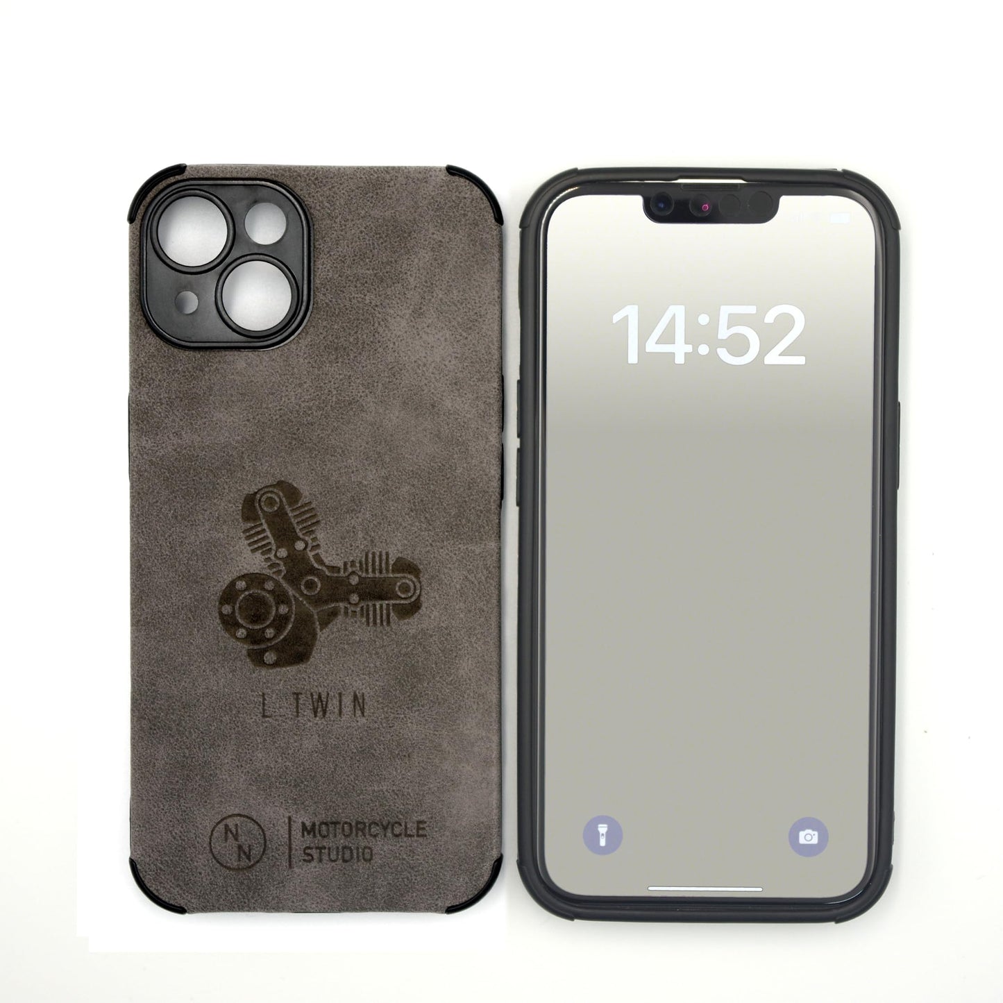 DUCATI iPhone case (gray, compatible with iPhone 15)