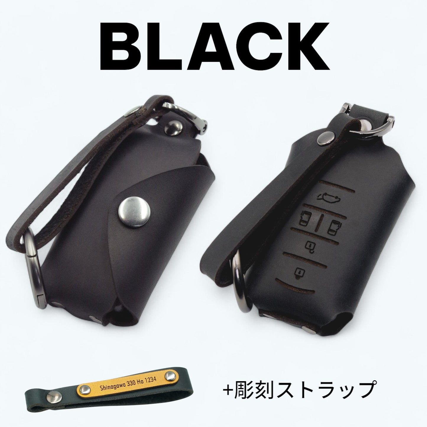 トヨタ （TYPE B、5ボタン、ブラック）