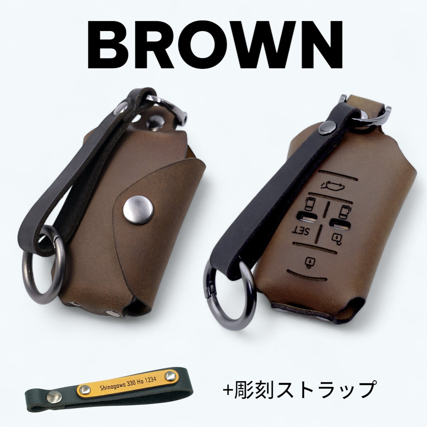トヨタ （TYPE B、6ボタン、ブラウン）