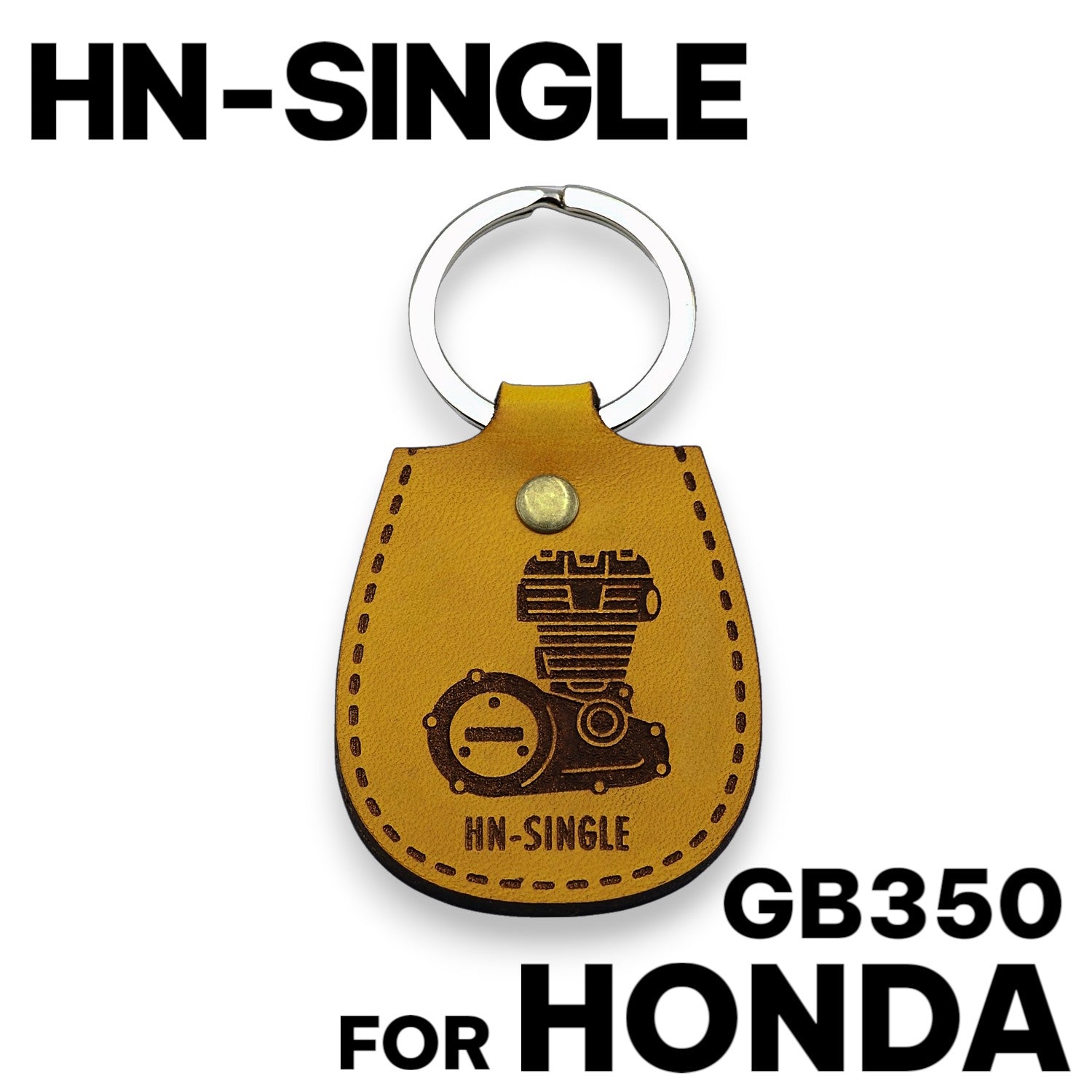 HONDA GB350 GB350S 向け 空冷シングルエンジン キーホルダー 高品質バイクアクセサリー クラシックスタイル