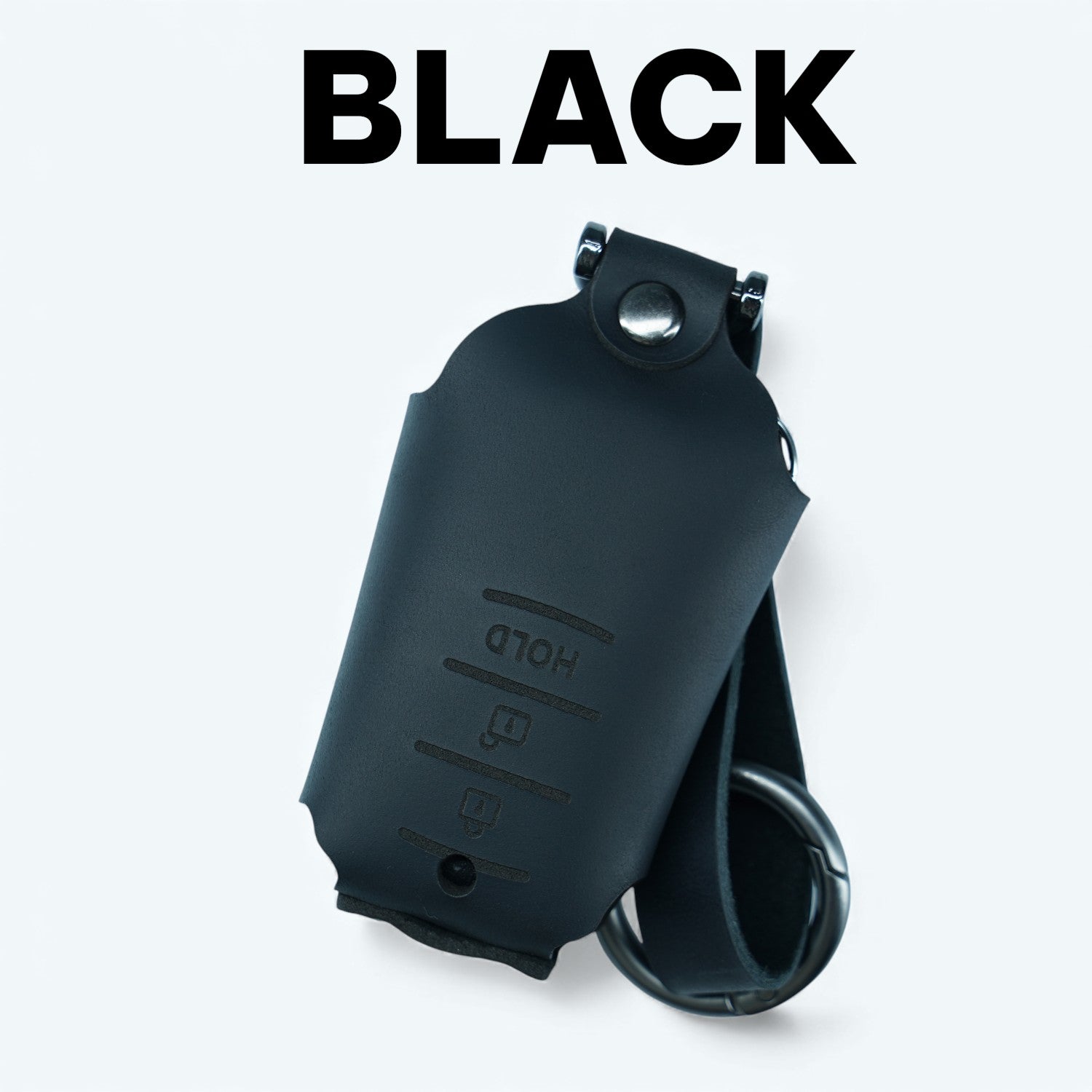 Honda スマートキーケース 3ボタン対応 本革 ブラック ヴェゼル ZR-V CR-V シビック フリード フィットなど対応 高耐久レザー キーカバー
