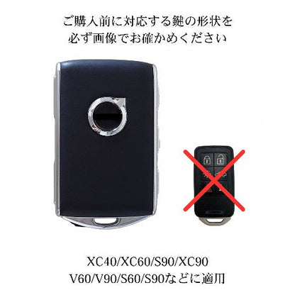 XC90／XC60／S60など対応スマートキーの形状確認用画像（別形状は非対応）
